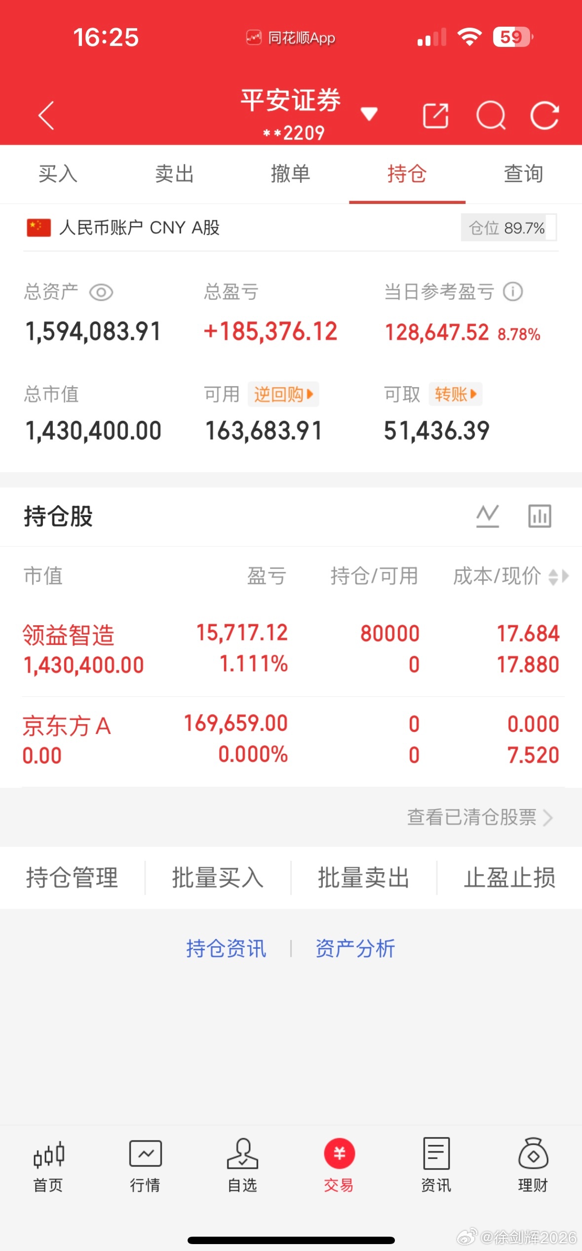 6月25日收盘记立贴为证纳入100w本挑战一年翻5倍（第 16  天）！我会每天