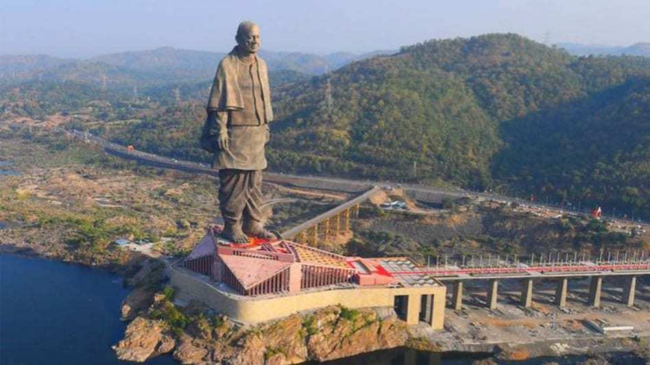 世界上最高的人像，竟然在印度，【团结雕像Statue of Unity】，位于印