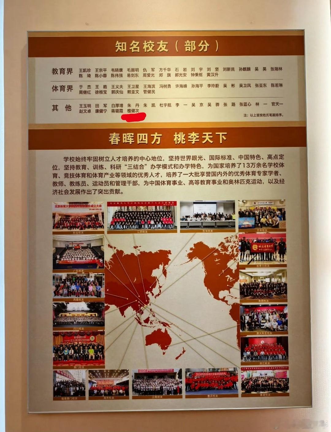 檀健次登北体知名校友墙 粉檀健次的快乐又多了“荣耀Buff”！北体校史馆的知名校