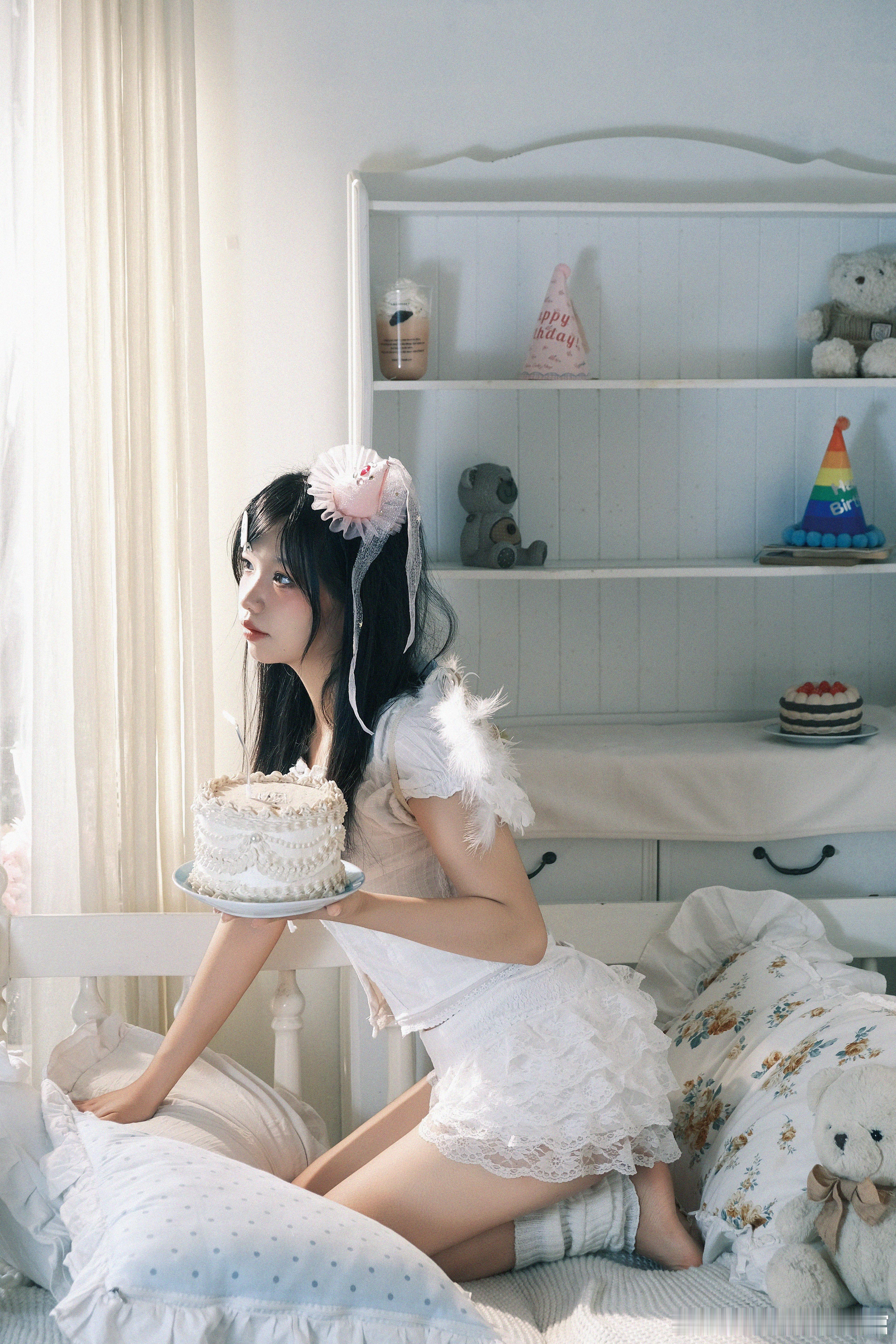 🩰˚‧🐰⋆ ꙳ ₓ 🫧 ⊹ᰔᩚᯓ★の‧☘︎₊𐙚ﾟ🎂📷：韩系画报生日写