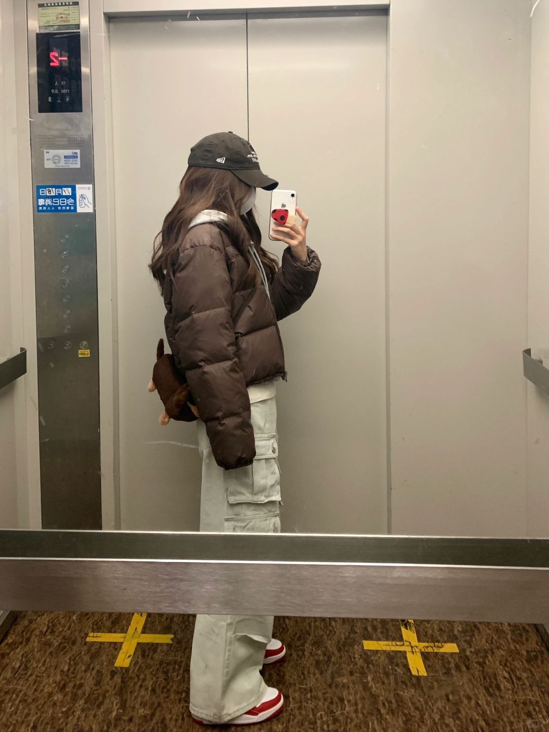 放学了｜叠穿羽绒服 穿的暖暖哒