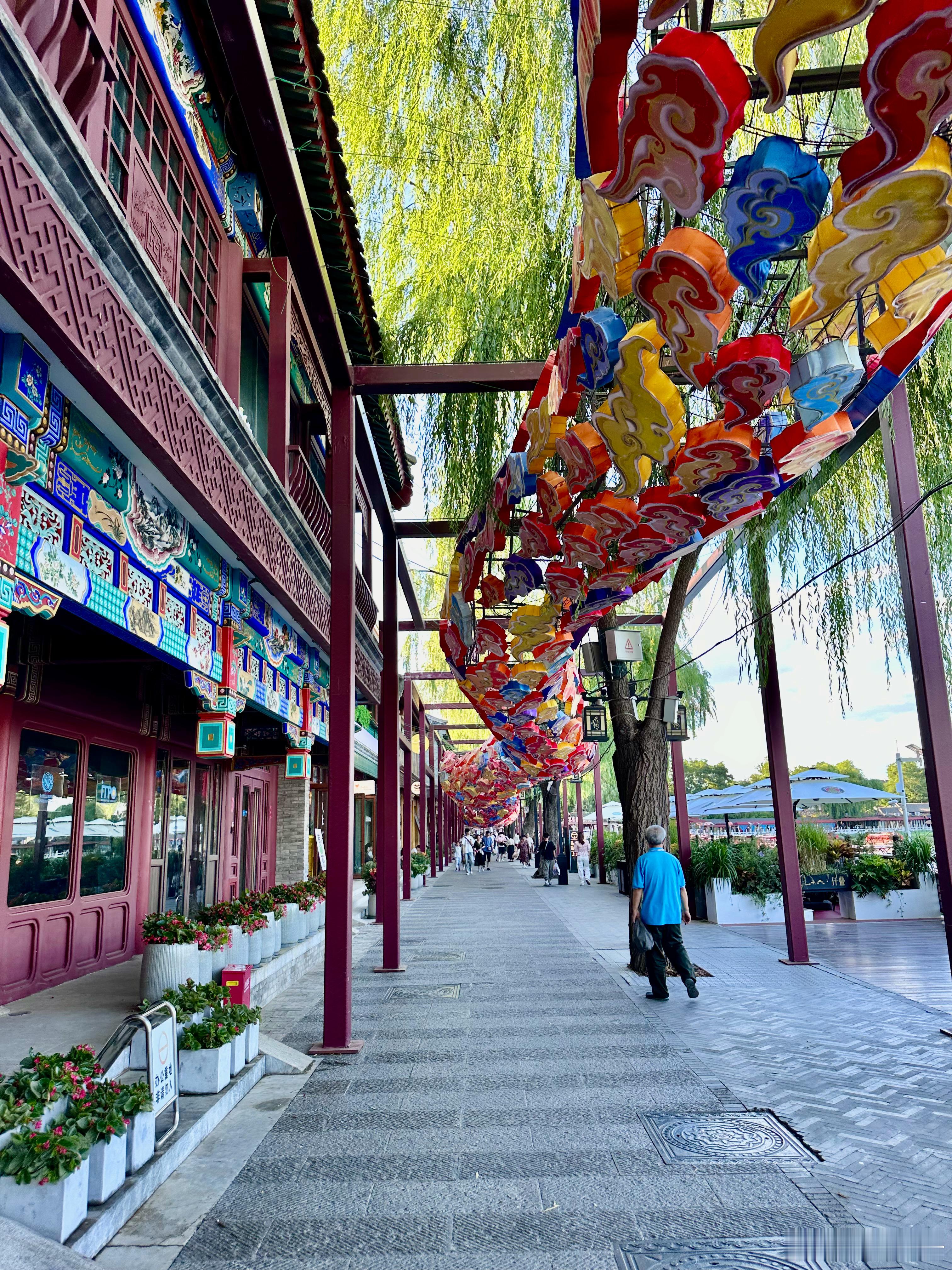 打卡北京什刹海。  摄影​​​