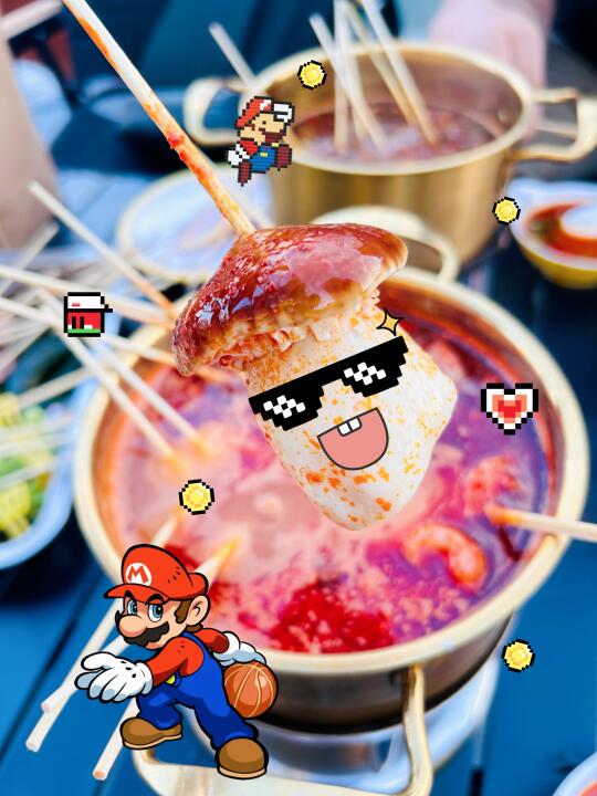 蘑菇头原来是写实派