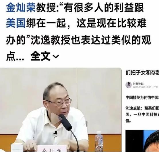 教授金灿荣多次发声警示：当下有一批国内精英，甚至少数手握公权力的人，正悄悄把家族