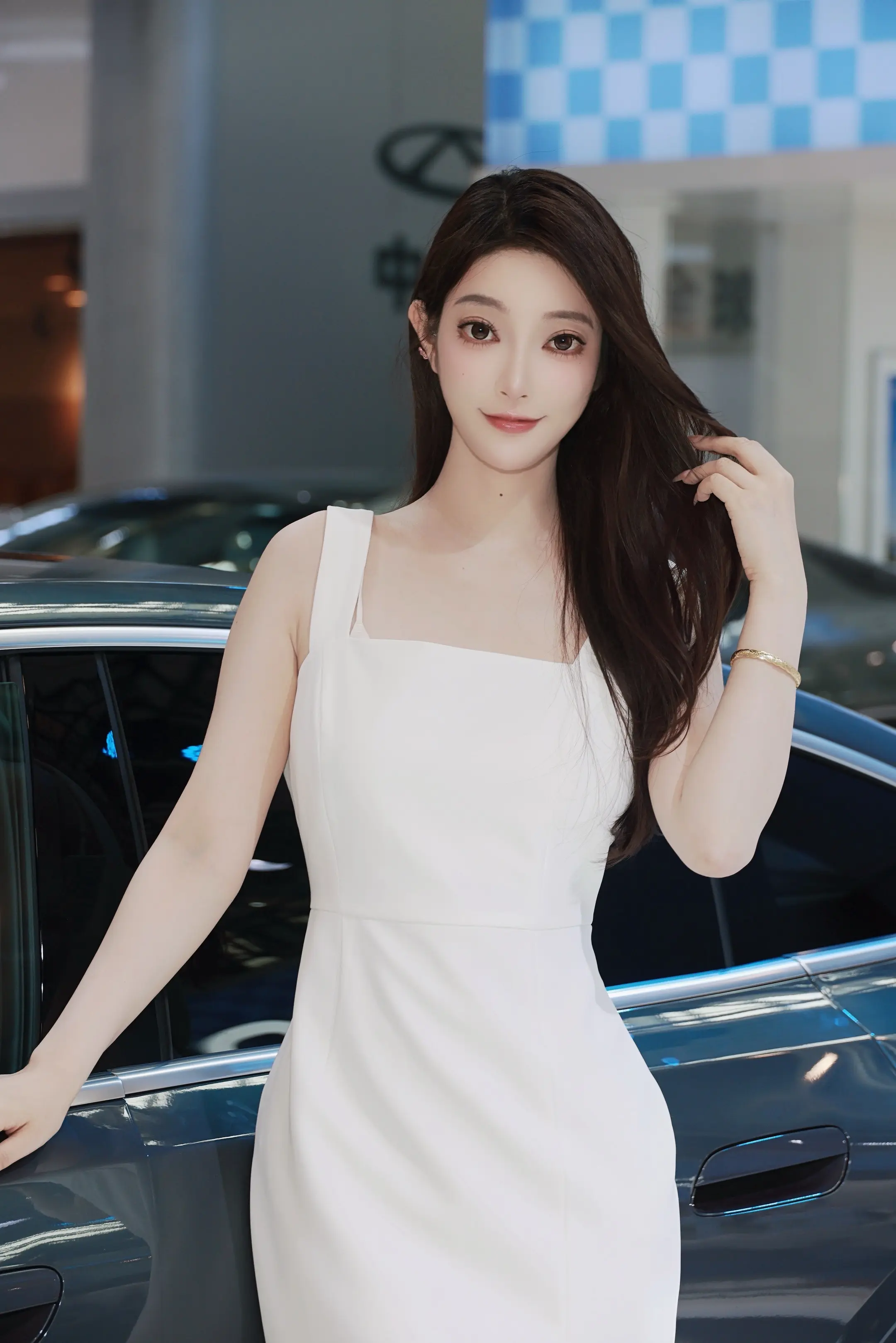 御姐穿搭 车展出片 车展车模 美女车模 轻熟穿搭