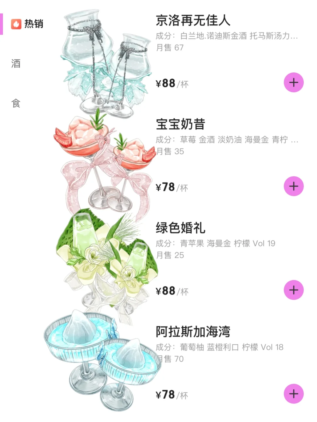 近期在北京喝到的漂亮酒🦋和图片一模一样！！