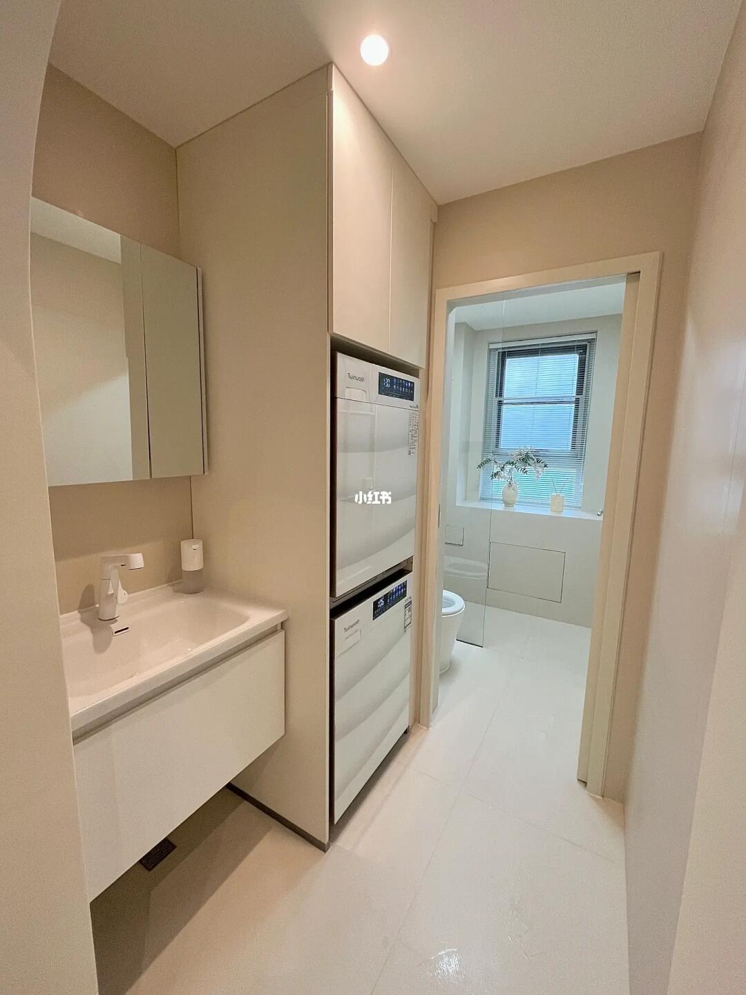5平米卫生间，干湿分离还装下了洗衣房～