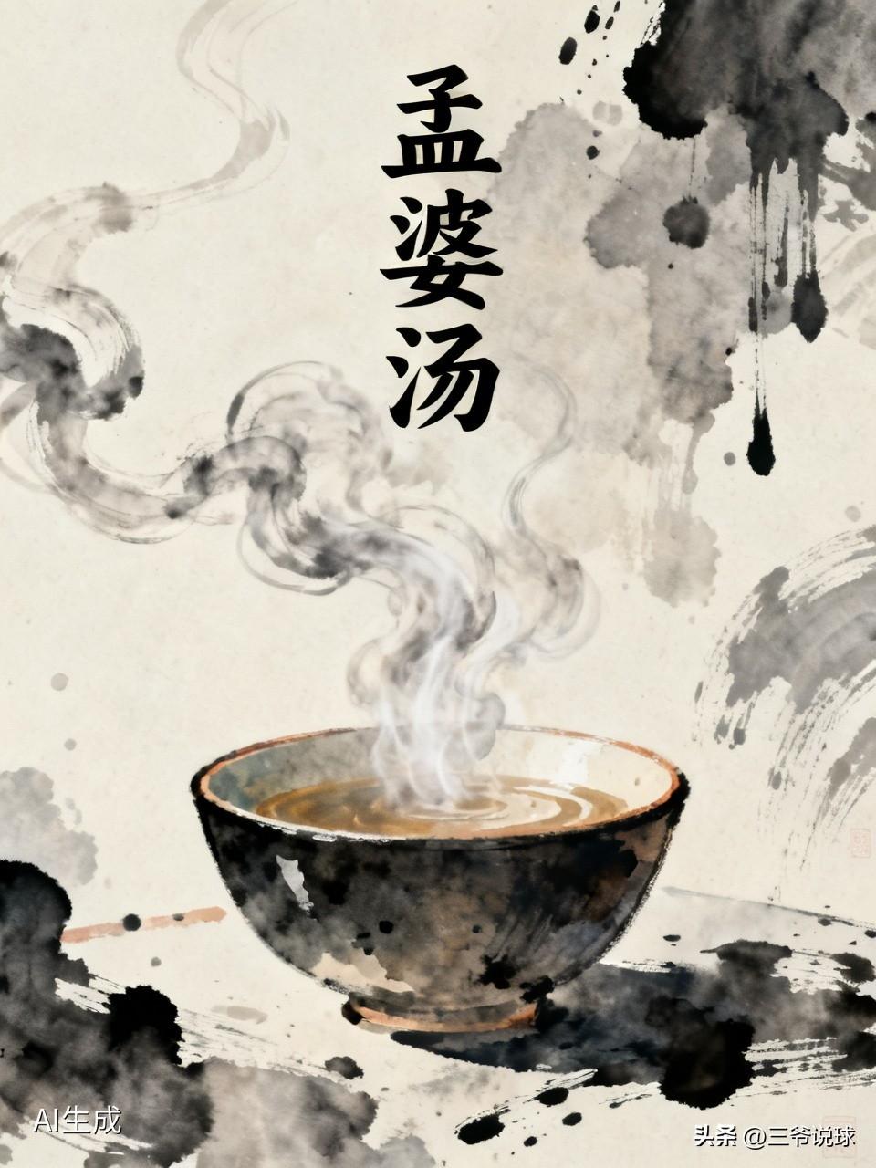 孟婆汤的构成：

一滴生泪（出生时的啼哭，代表生命的开始），
二钱老泪（衰老时的