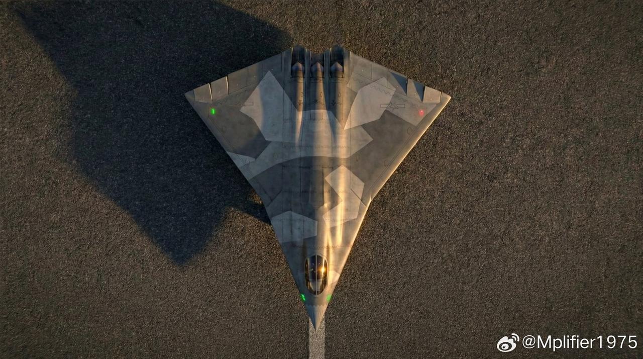 世界首架六代战斗机，也是世界上首架洲际战斗机，歼-36的CG超大图，很期待在未来