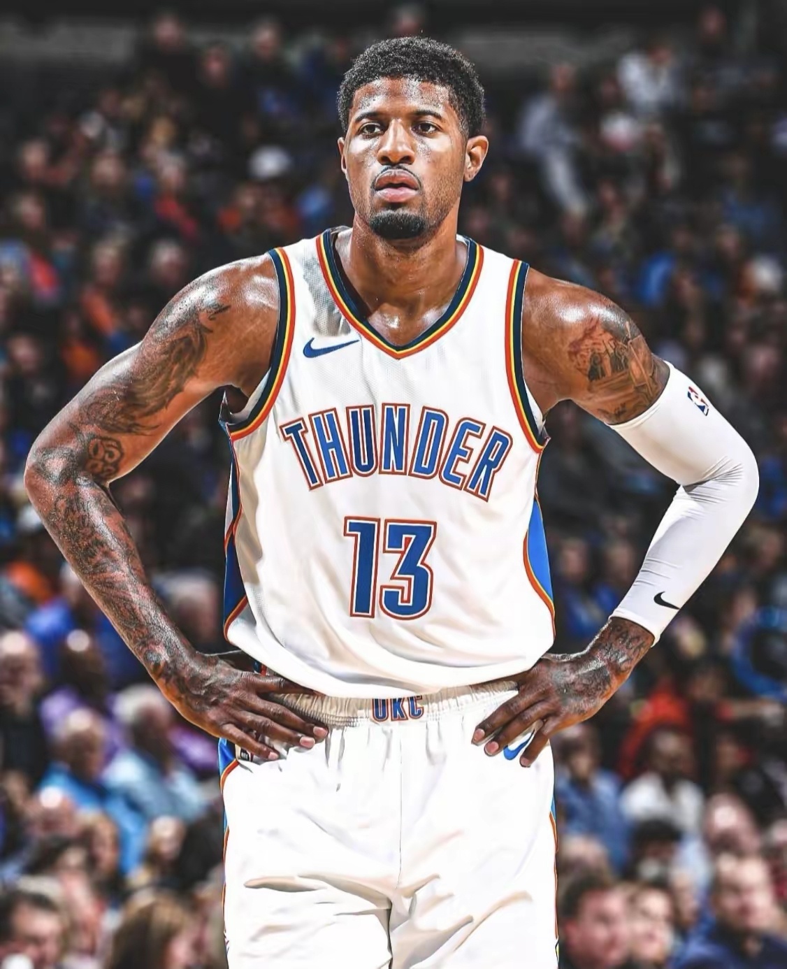 雷霆时期，是不是乔治巅峰水平？？1️⃣2017-18赛季21.9分5.7篮板3.