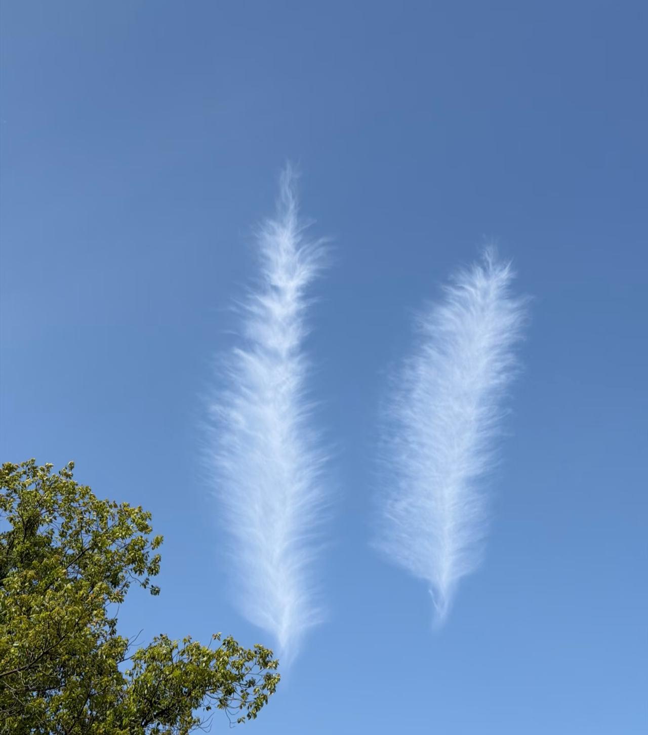 先说好，这不是特效！！！
有没有人跟我一样，
平时天气特别好的时候，
总喜欢拿着