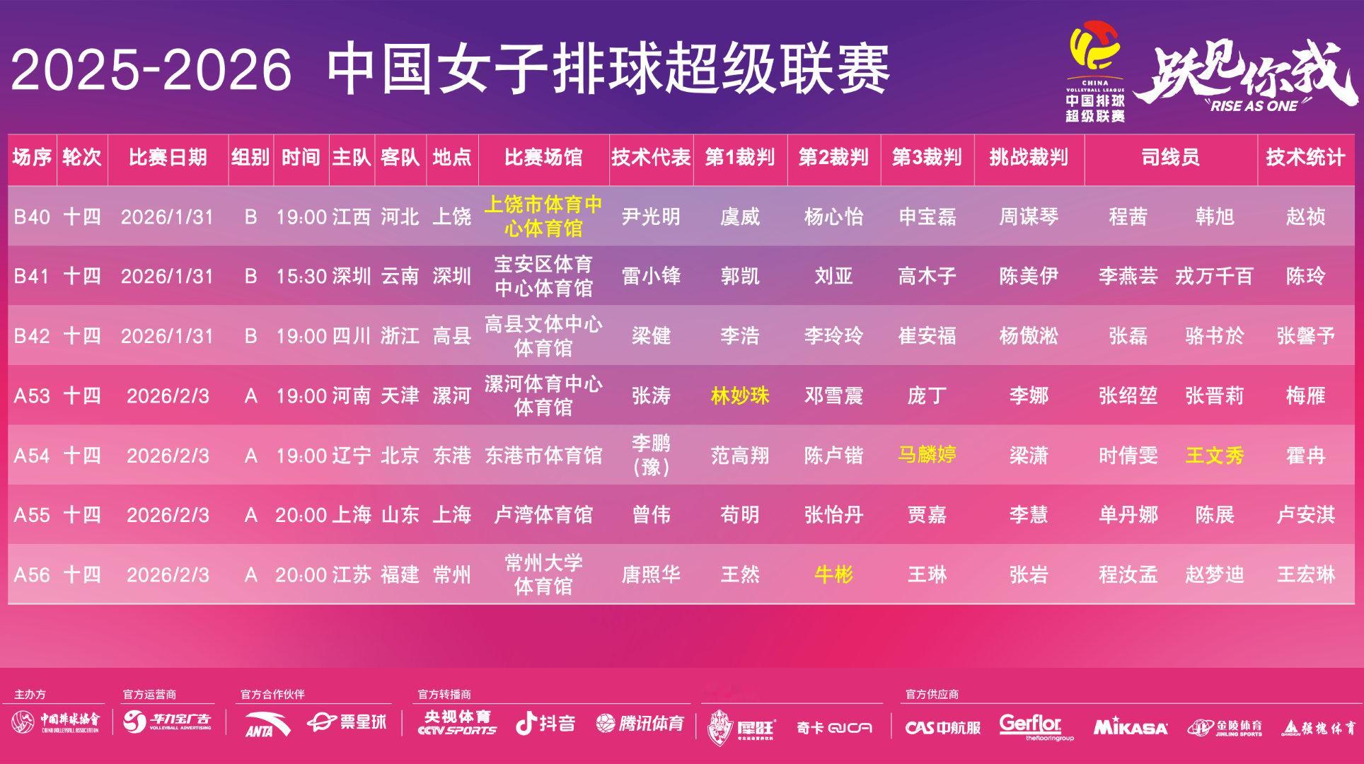 明日赛程，女排常规赛最后一轮