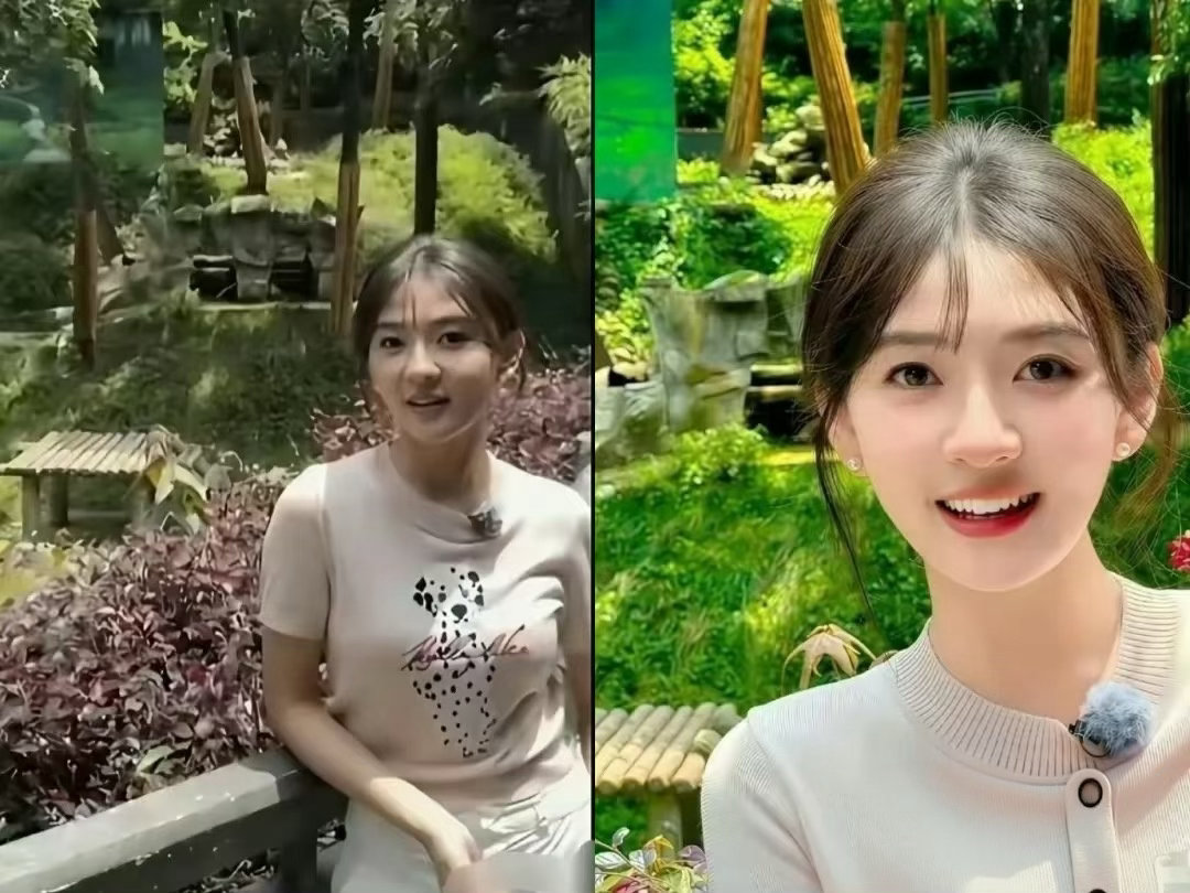 陈哲远和杨迪用同一个设备拍的梁洁暑你会评