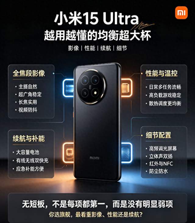 小米15 Ultra直接夯爆！越用越懂，这才是真·无短板超大杯