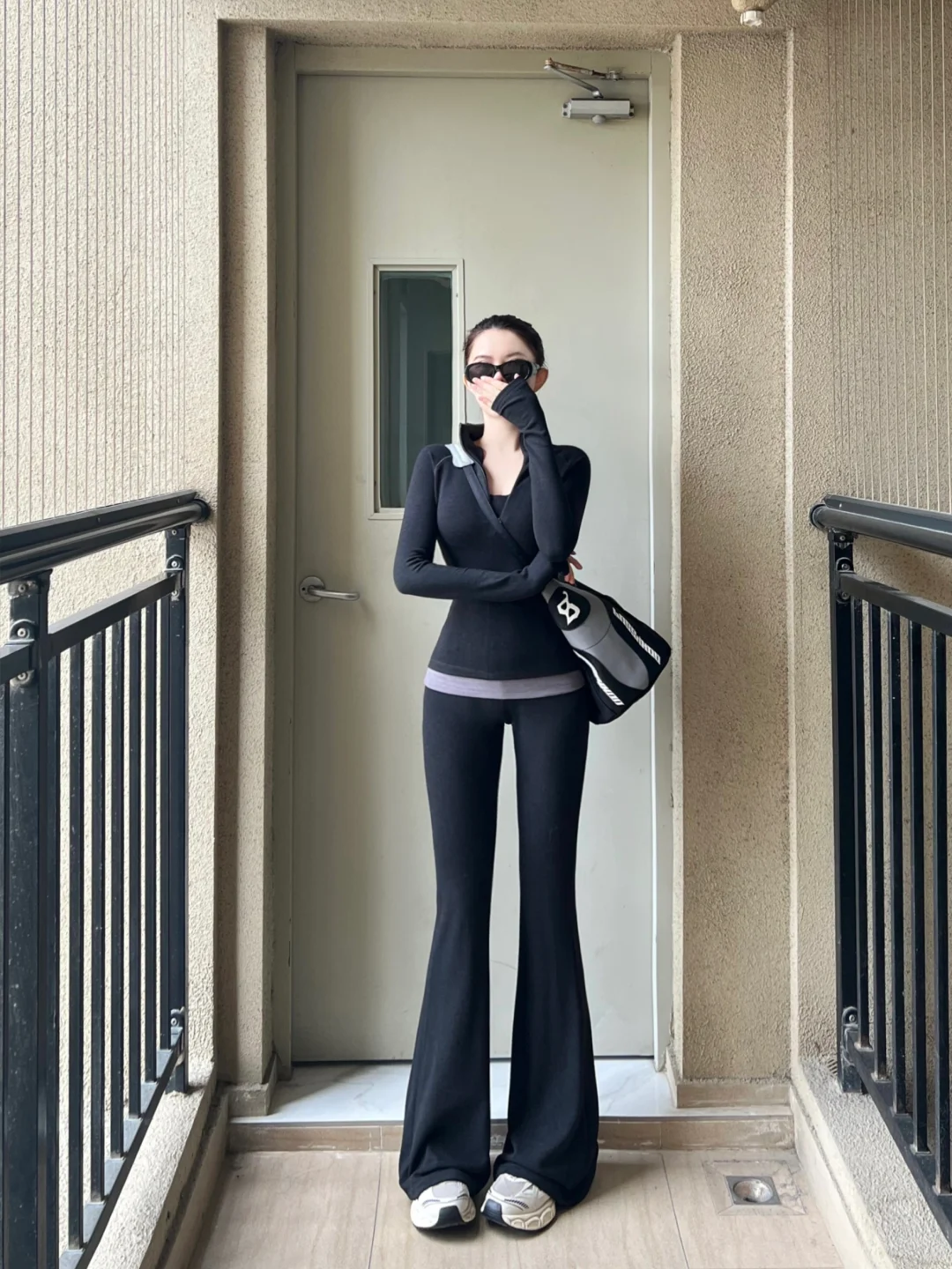 啊！真的！黑色套装最显瘦！