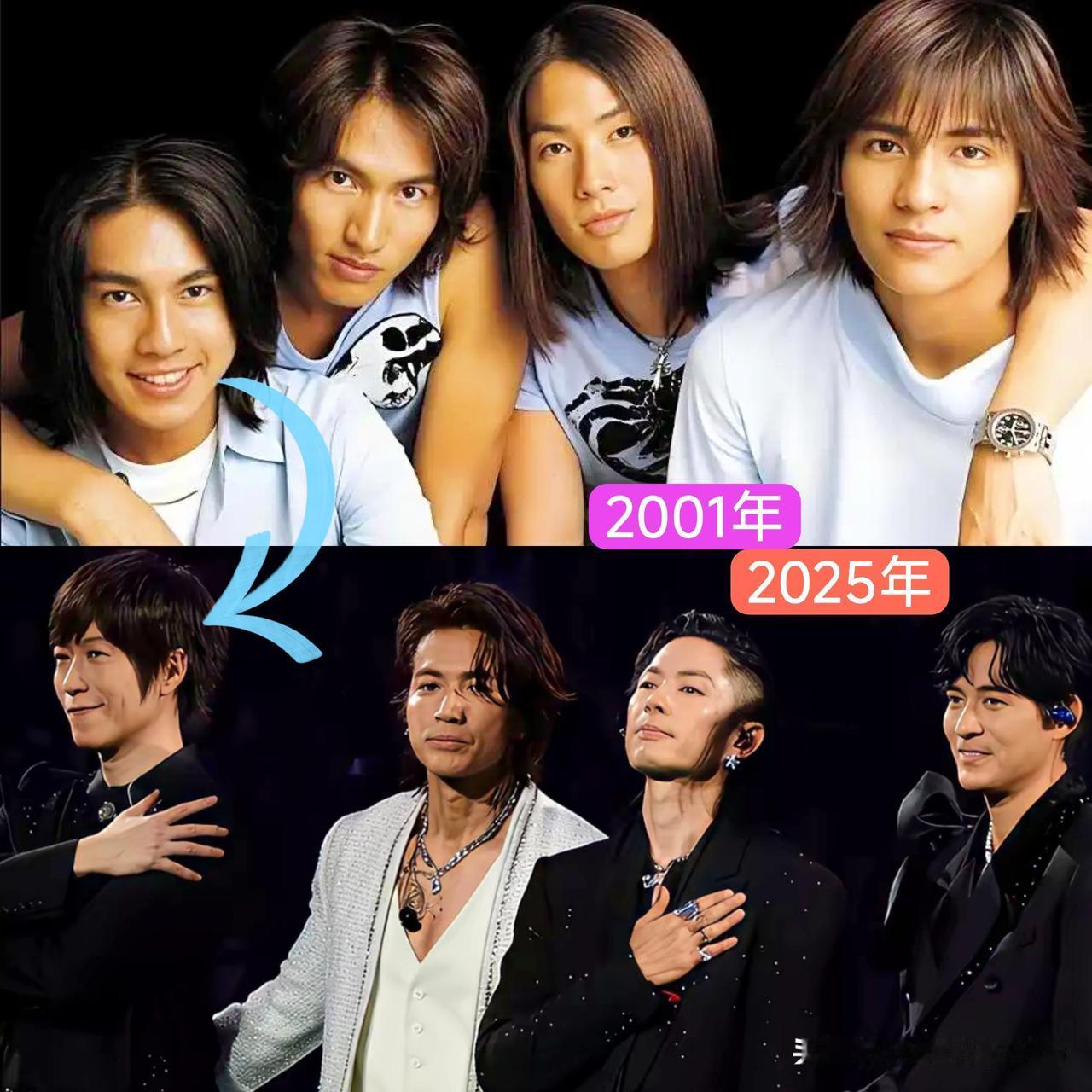 转眼24年，F4保养得不错！
花泽类仍帅，道明寺还酷。
就是西门...变化太大了