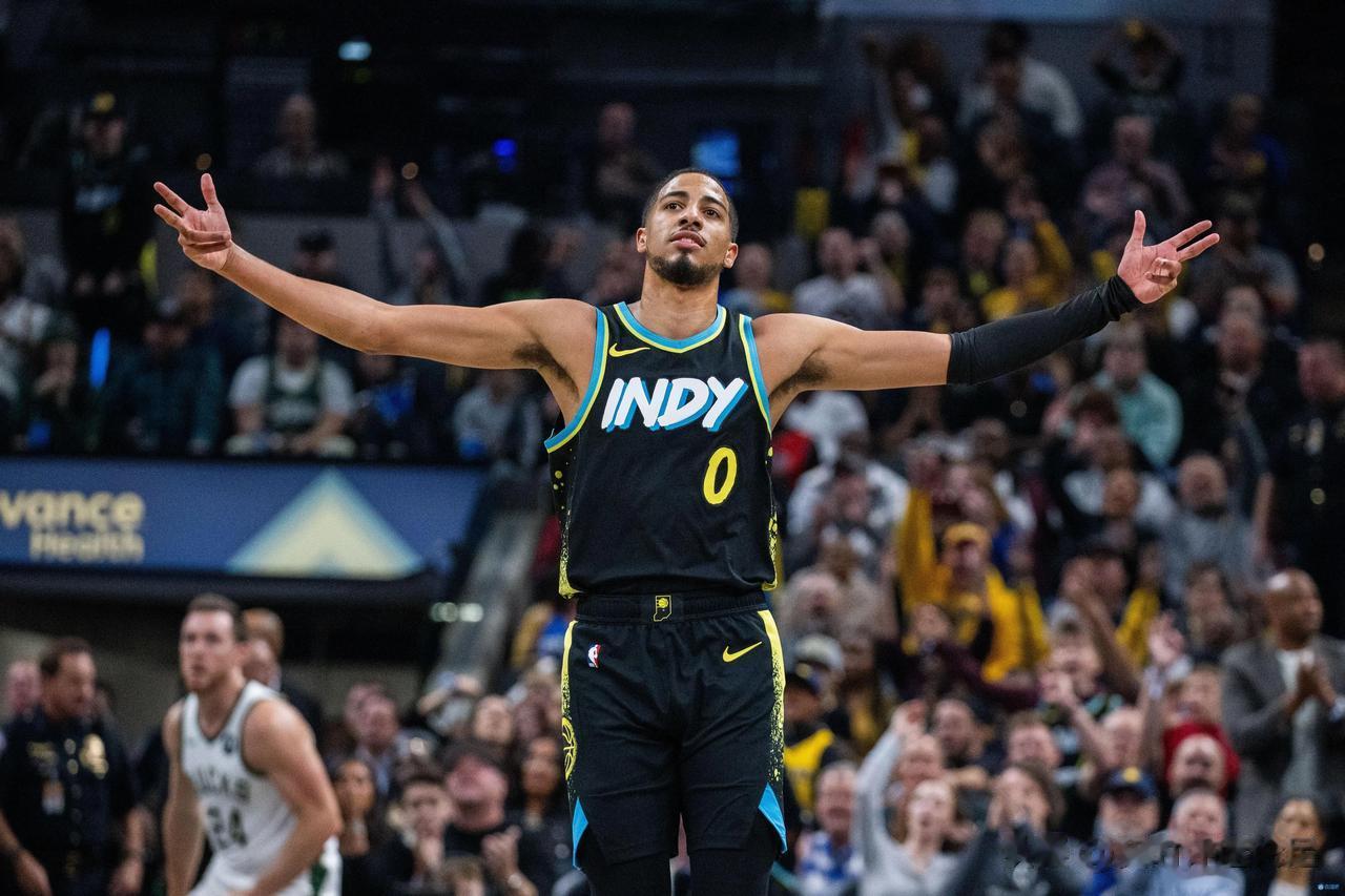 NBA季中赛，费城126-132步行者，哈利伯顿33+15恩比德39+12，必须