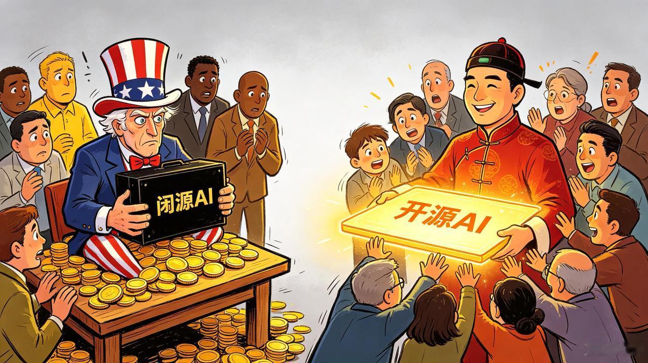 金砖峰会甩出AI开源普惠方案，直接掀翻美国AI垄断的赌桌！

金砖峰会上，中国提