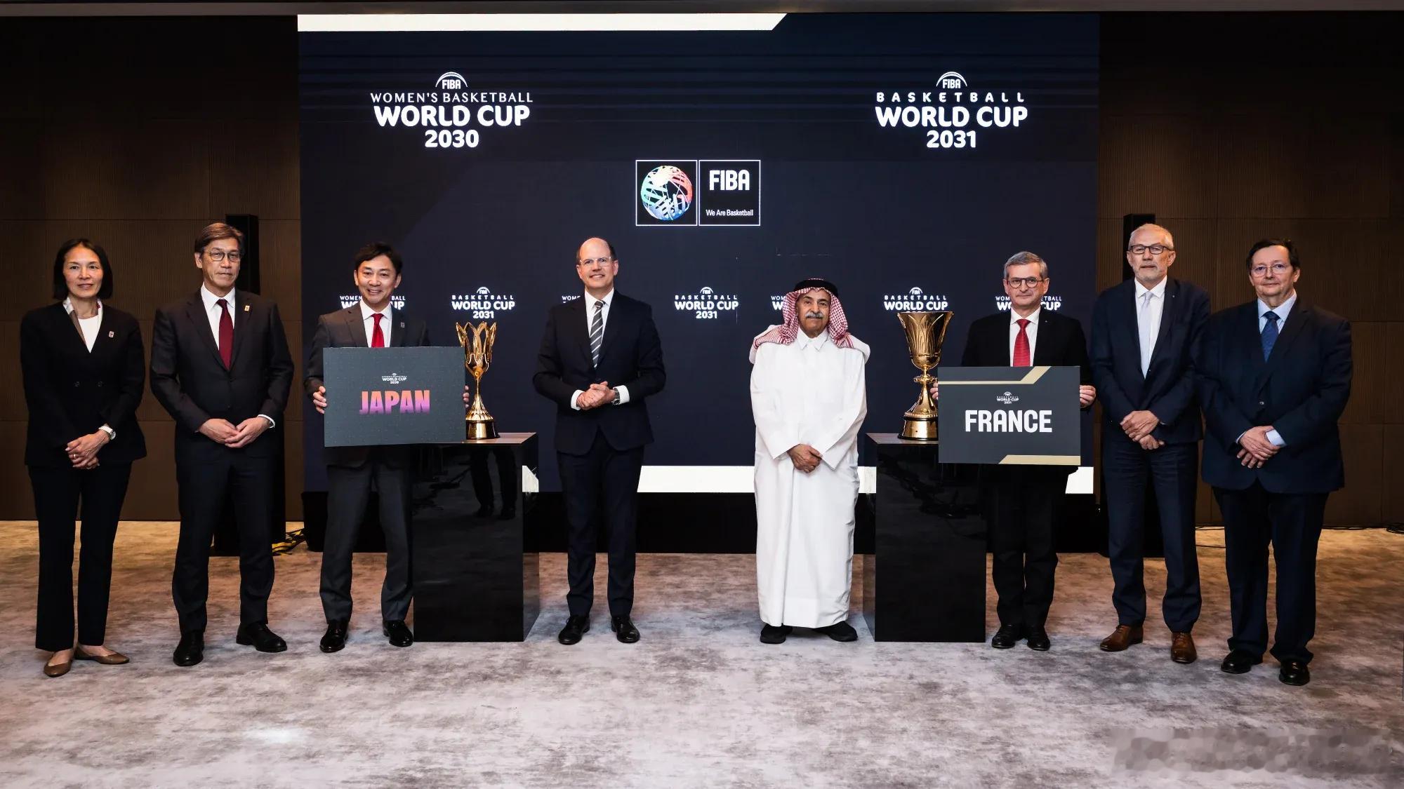 国际篮联宣布，2031年男篮世界杯由法国的里尔、里昂、巴黎联合承办，具体时间为2