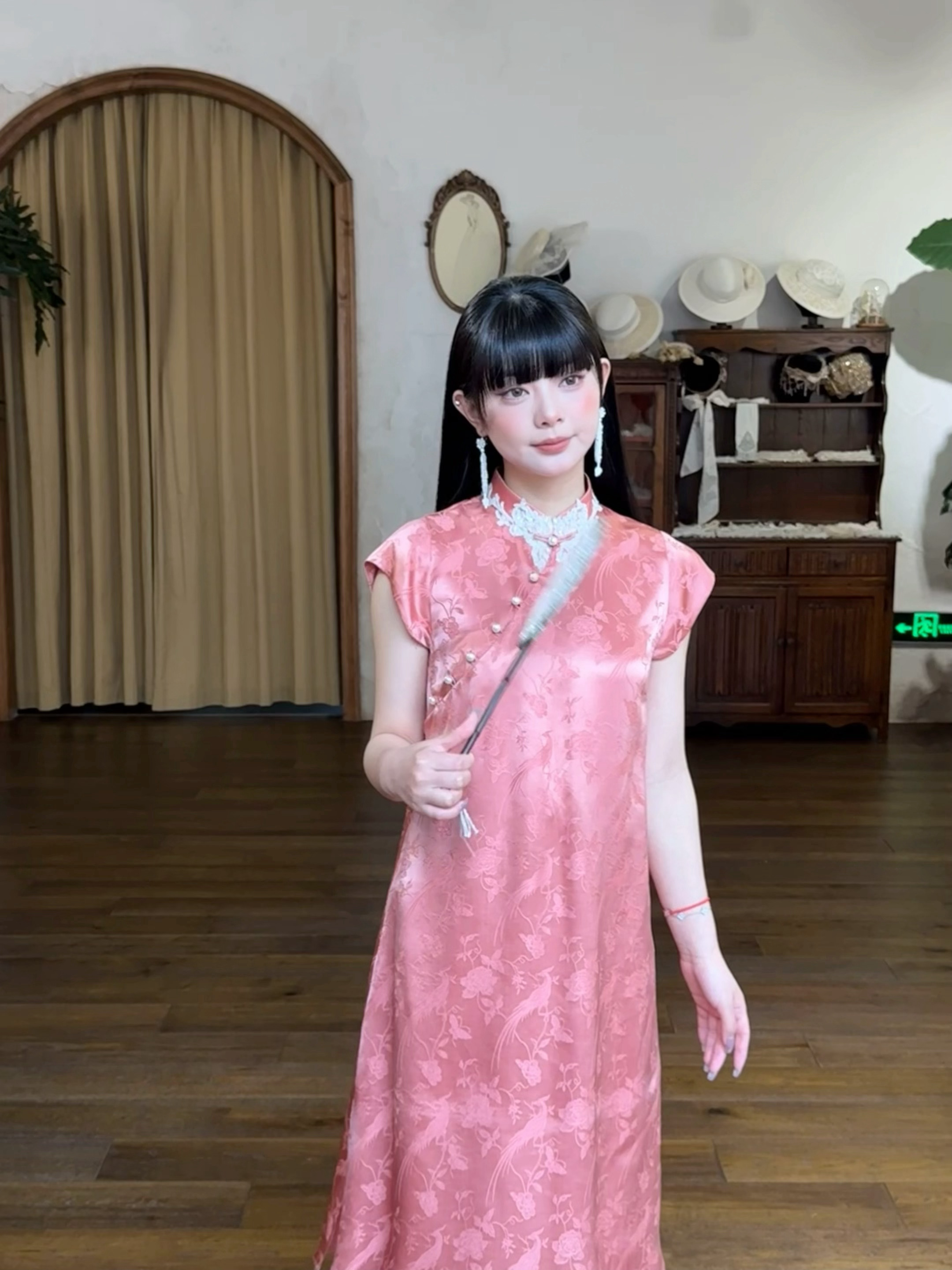 新中式晨袍好绝～嗲妹嫩色🩷 