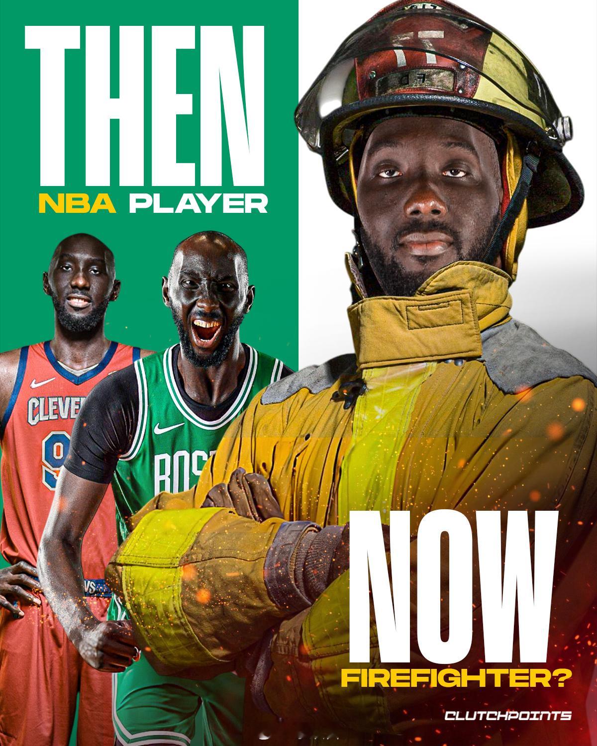 塔克·法尔做了一档YouTube节目叫Tacko Tries，最新一次是做消防员