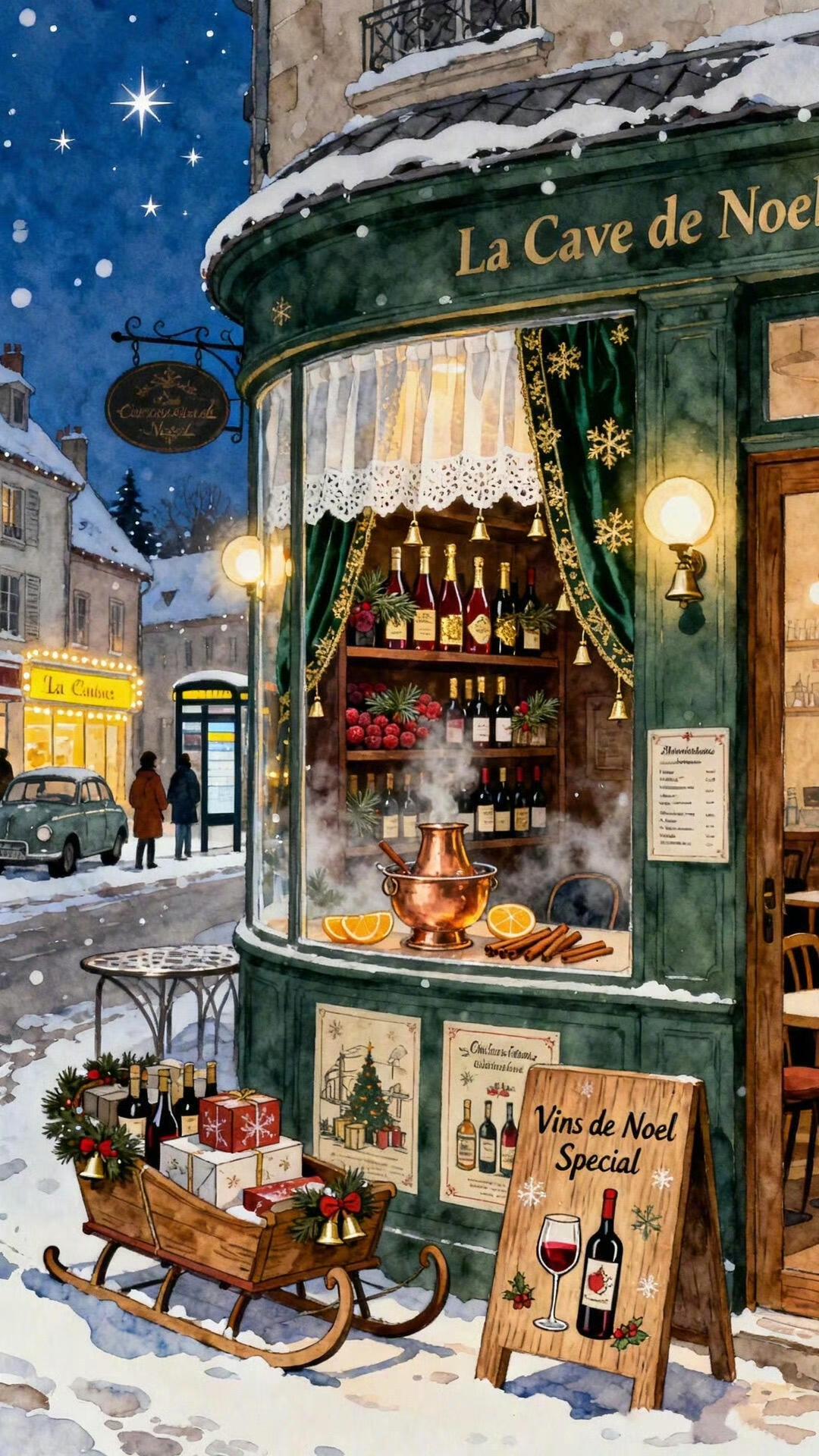 “冬日城市的温暖，可能是一个街角小店、一杯咖啡的飘香、或者是一盏橙黄色的微光。”