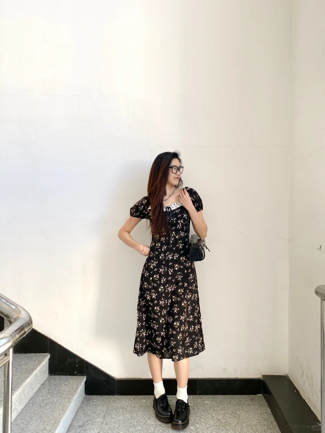 176高个子 | 开叉碎花连衣裙好好看啊啊！👗