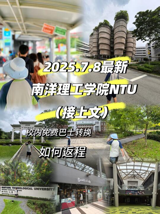新加坡南洋理工学院带娃已回推荐最佳路线2