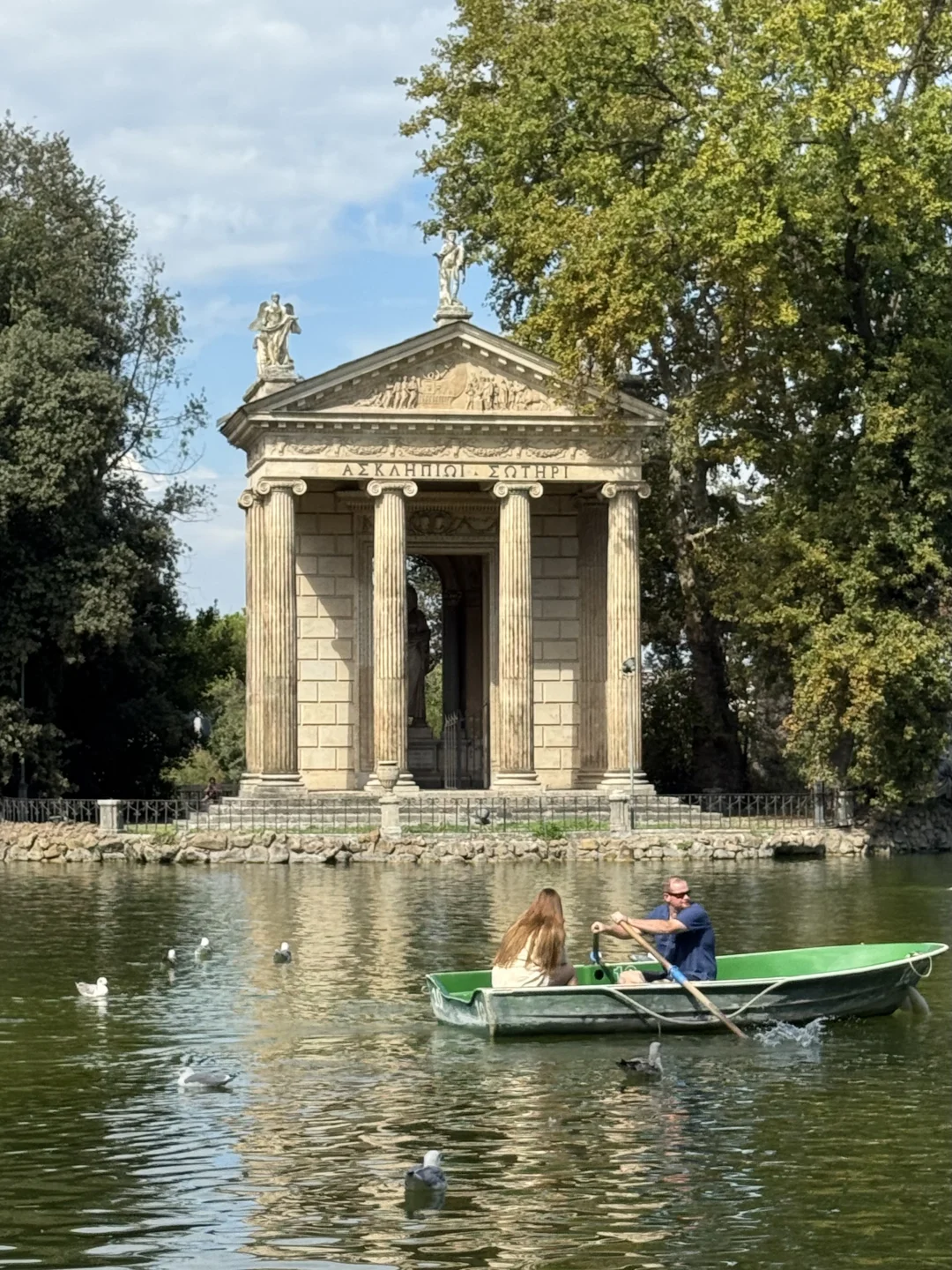 比起许愿池，我更推荐罗马博尔盖塞公园🏛️