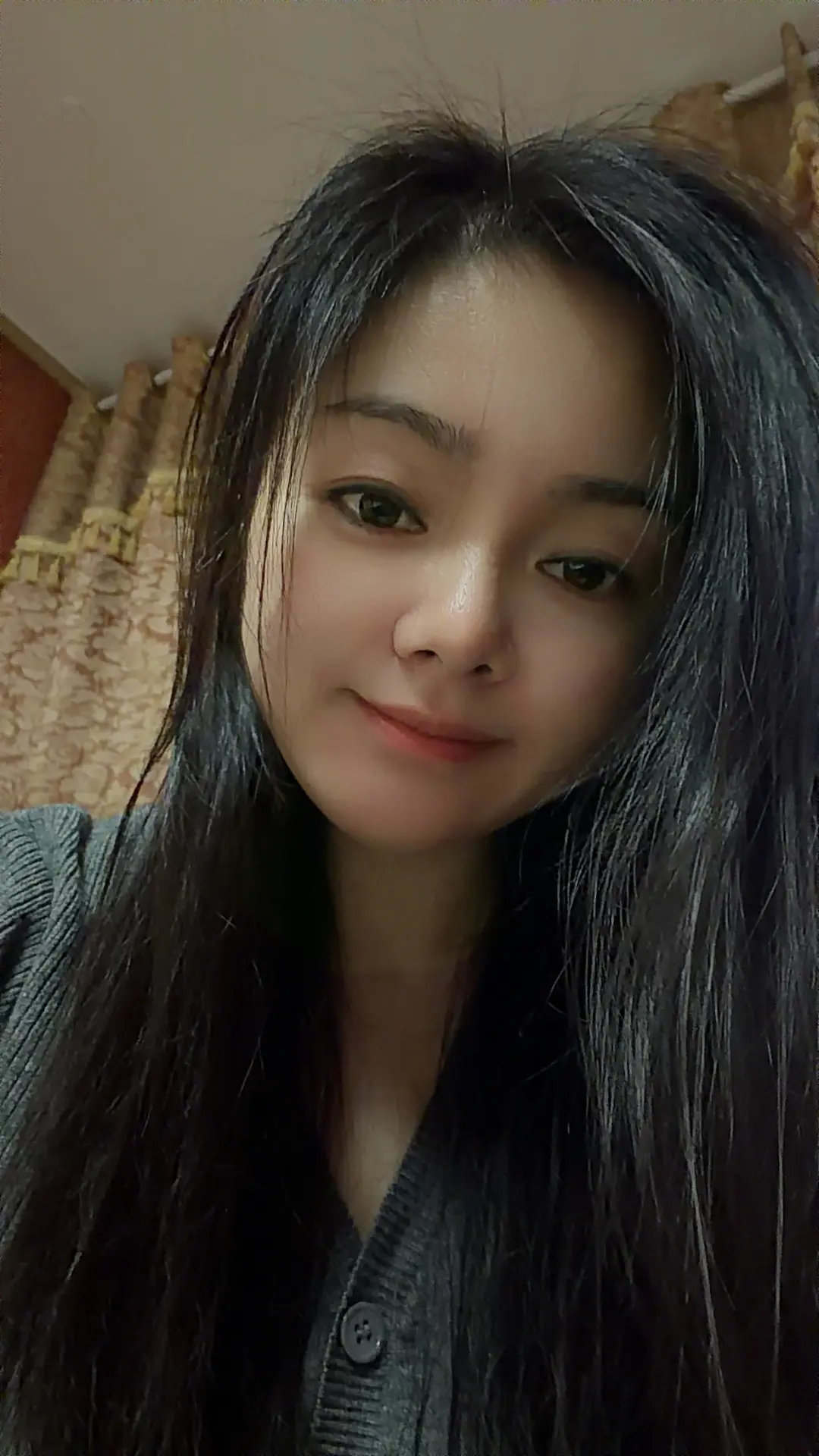 长发发型 傻乎乎的我