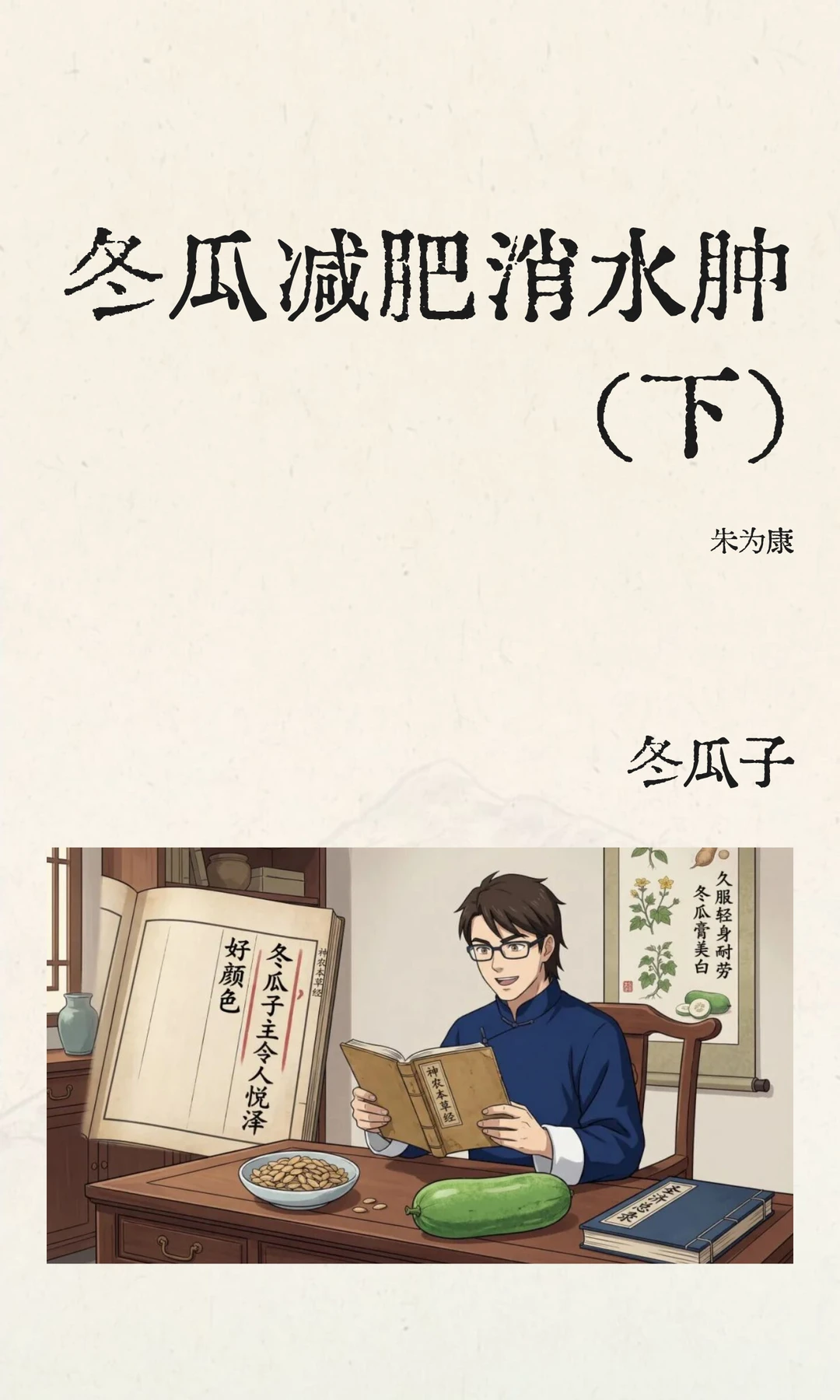 冬瓜减肥消水肿（下）