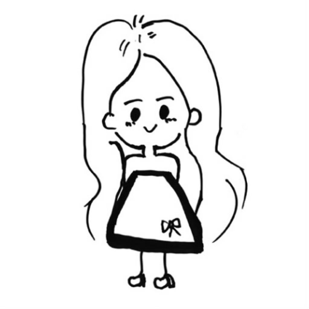 迪丽热巴简笔画纯享版🥰 迪丽热巴 迪丽热巴[超话] ​​​