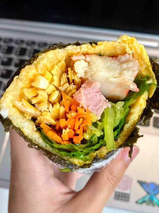 0难度🔥无米紫菜包饭（终极低卡版！！）