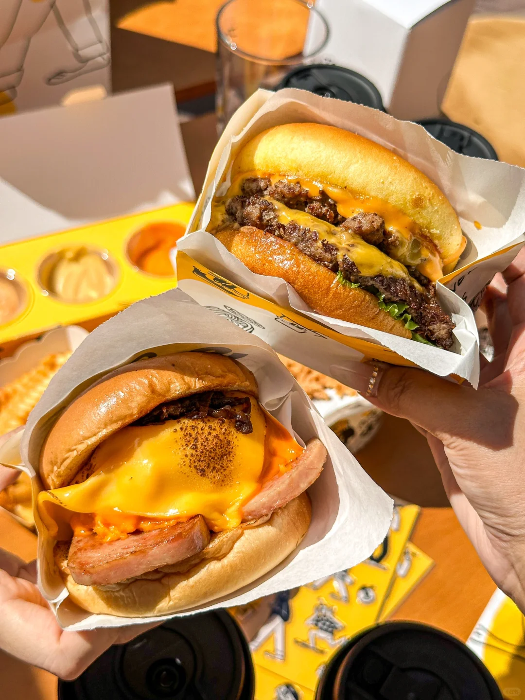 为了这个汉堡🍔我愿意来万象城10000次‼️