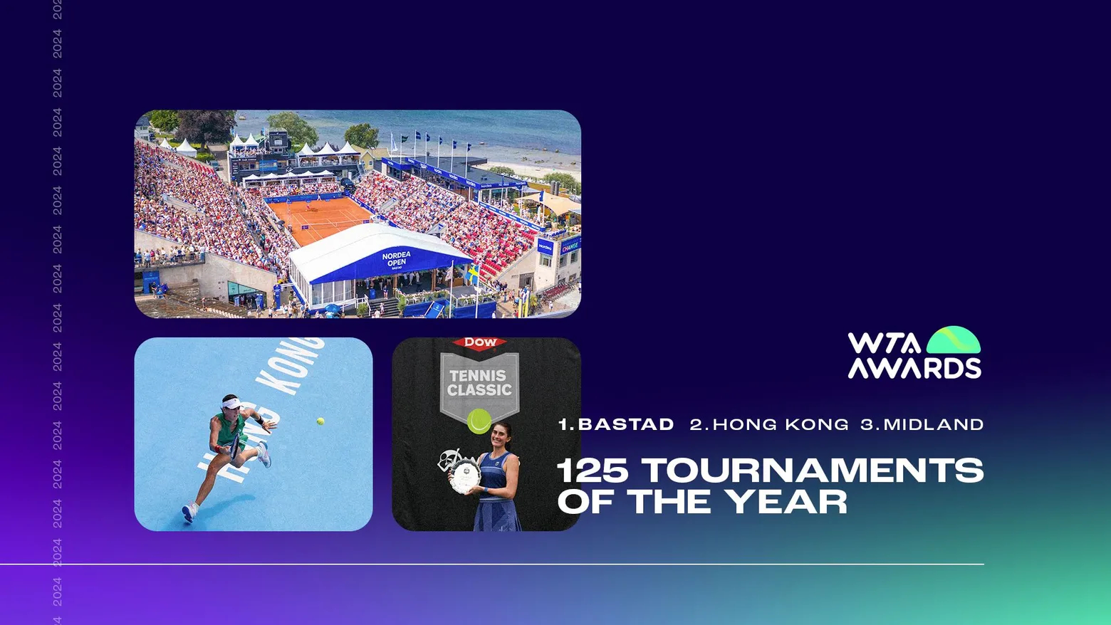 2024赛季WTA125级别年度最佳赛事出炉👏瑞典巴斯塔德连续第三年当选WTA