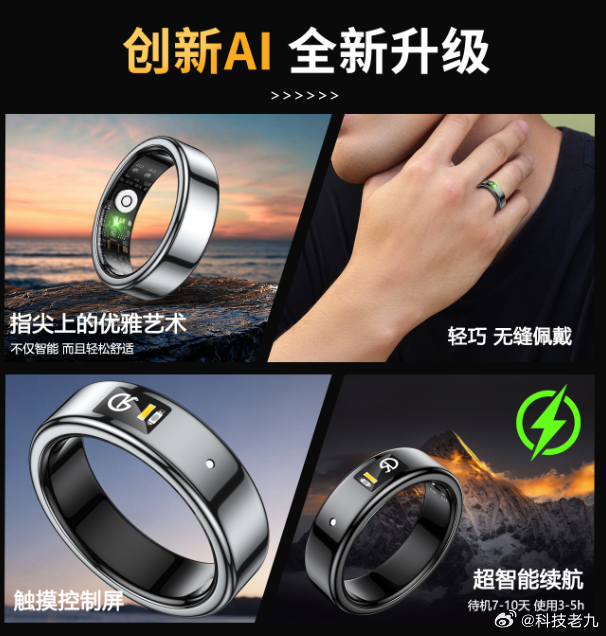 本周给大家抽智能戒指（无要求，粉丝直接抽），可以监测健康指数 睡眠指数的那种，亲