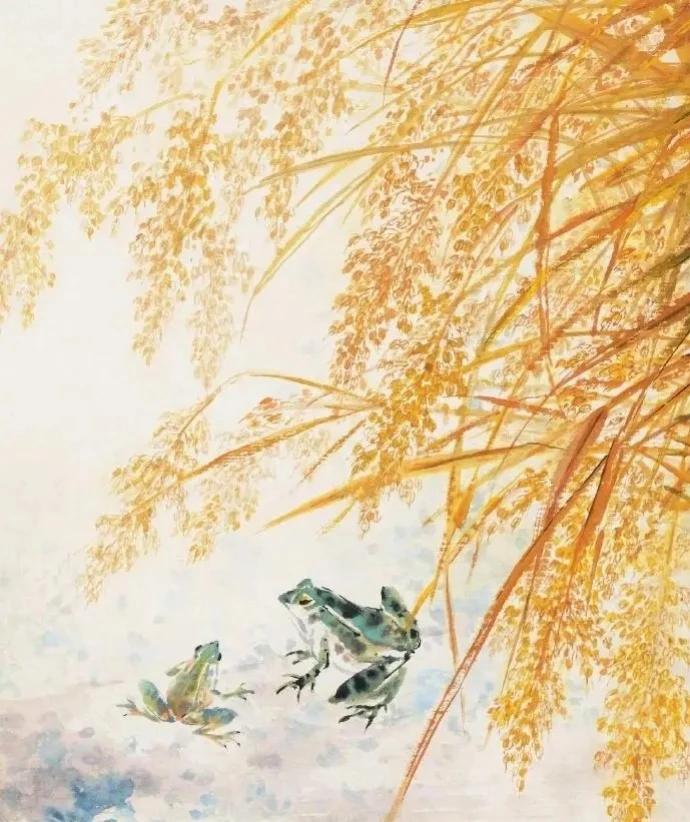 《西江月·夜行黄沙道中》辛弃疾

明月别枝惊鹊，清风半夜鸣蝉。稻花香里说丰年，听
