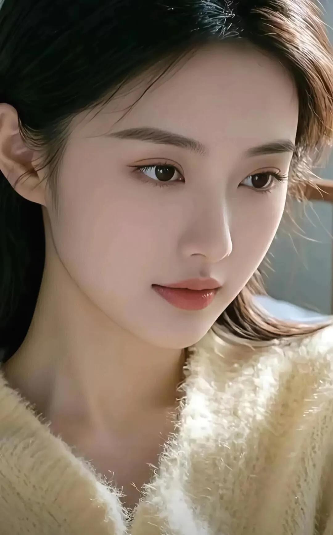 温柔甜美的冬日穿搭，暖心治愈的微笑😊