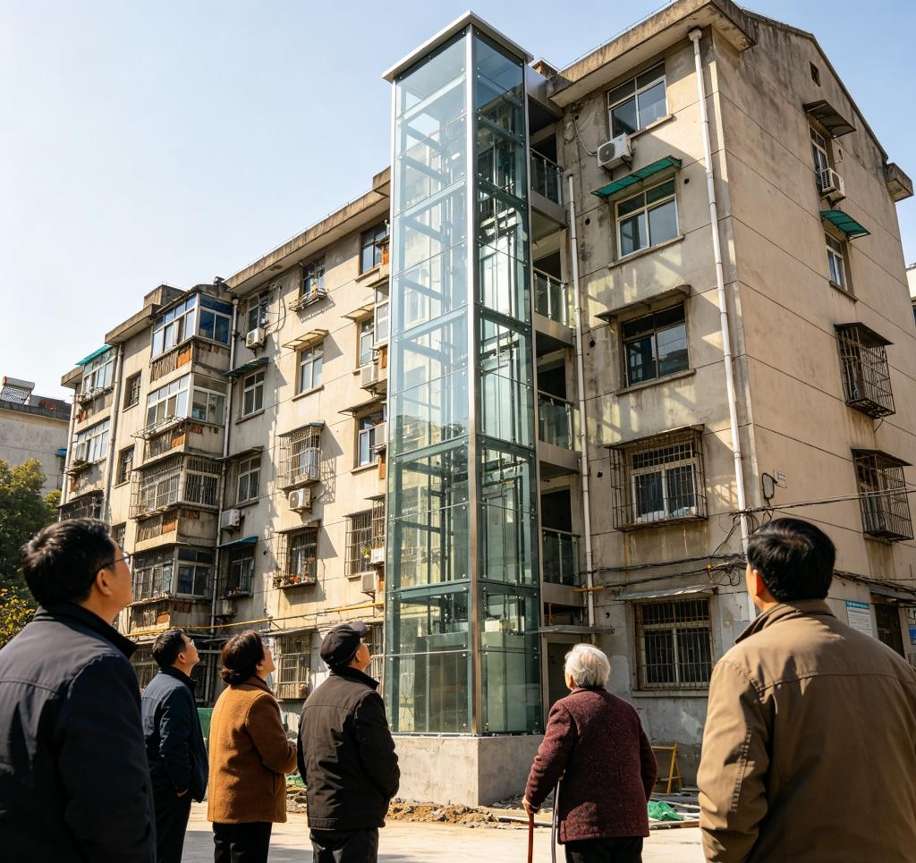 老小区装电梯新规落地，不用整栋楼所有人同意，低层业主顾虑该怎么平衡？
 
老旧小