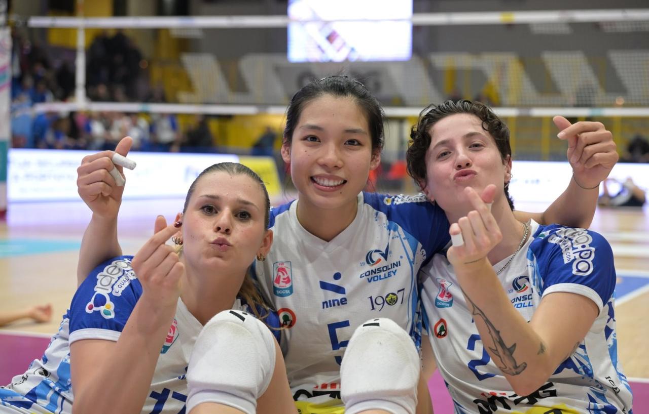 庄宇珊10分，圣乔瓦尼保级形势一片光明。

北京时间21日凌晨，圣乔瓦尼在主场以