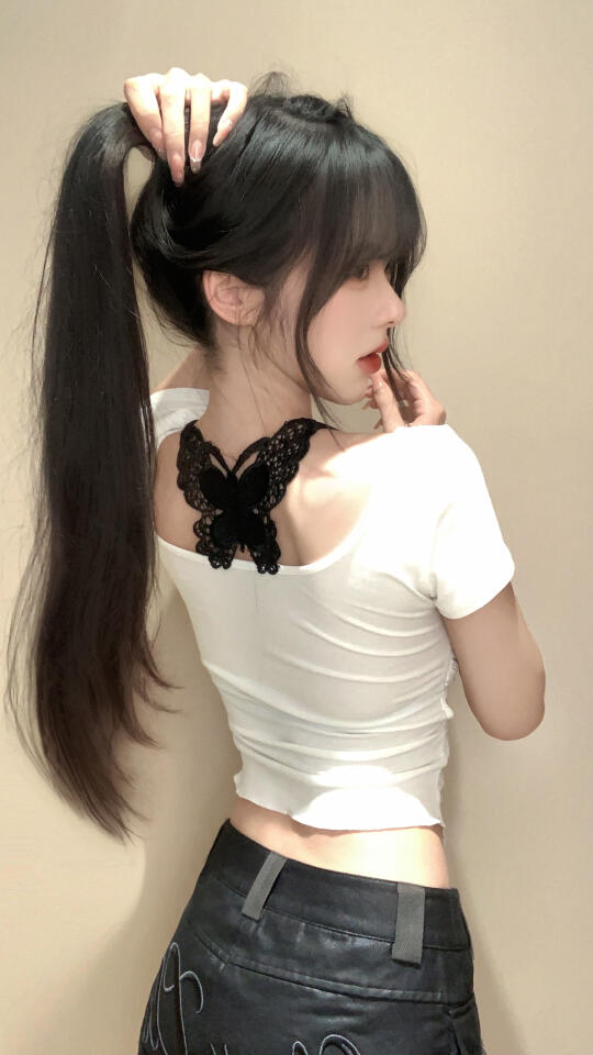 我选黑长直