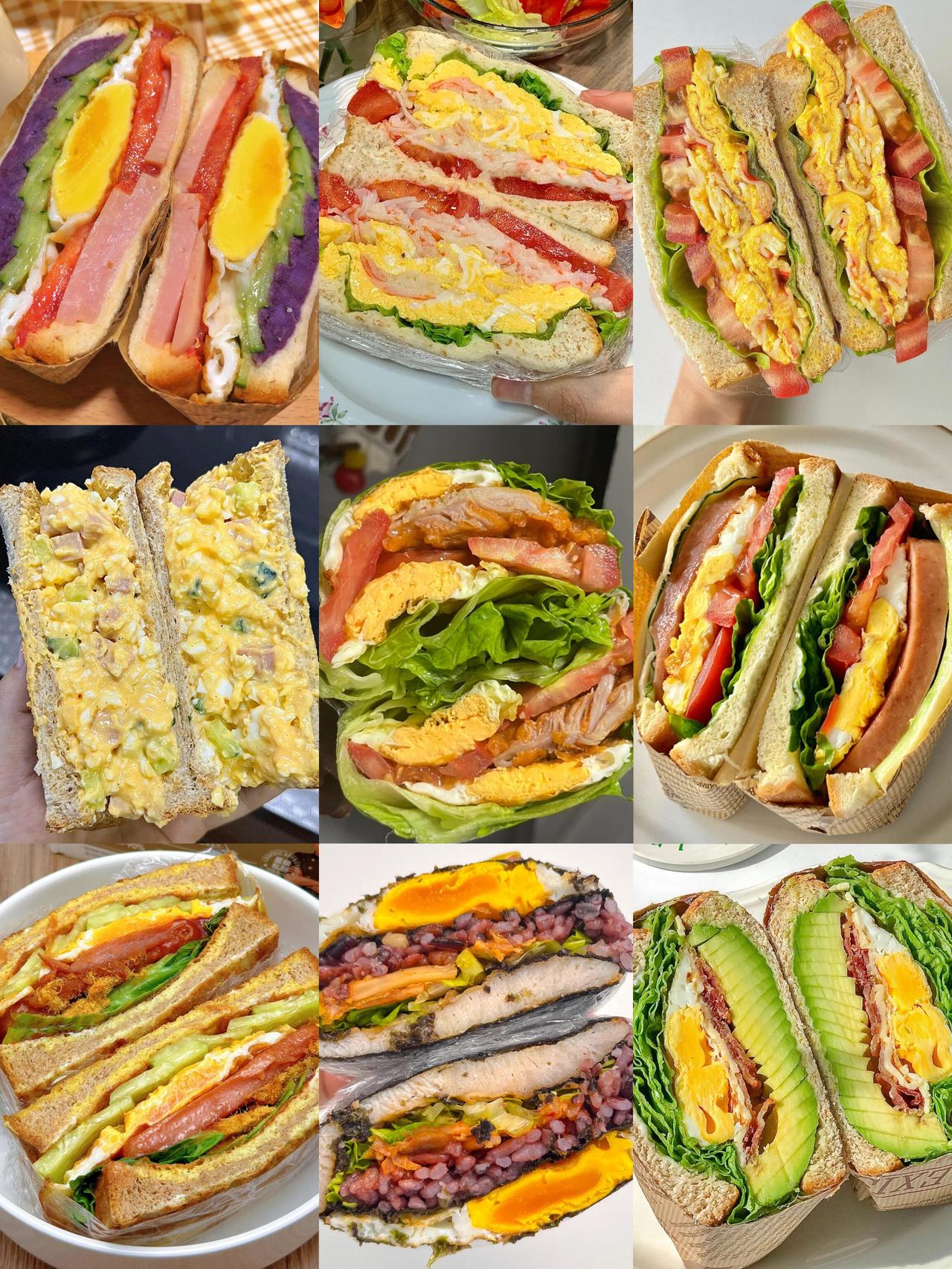 救命！这个三明治搭配法也太绝了吧💯
每天5分钟搞定 上班族/懒人/宝妈都能轻松