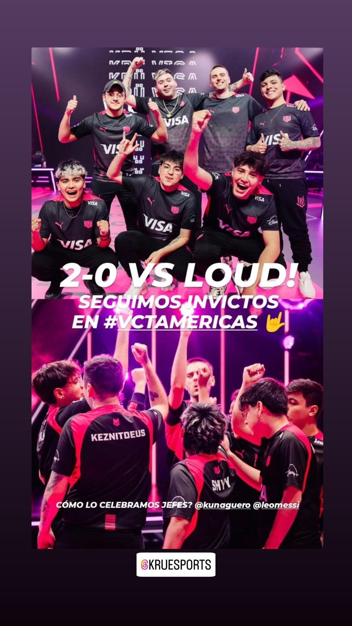 梅西Ins转发阿坤电竞战队胜利post✌️#梅西[超话]# ​​​