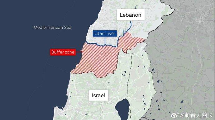 据媒体报道，日前以色列国防部长以色列·卡茨承诺，以色列将控制黎巴嫩南部直至利塔尼