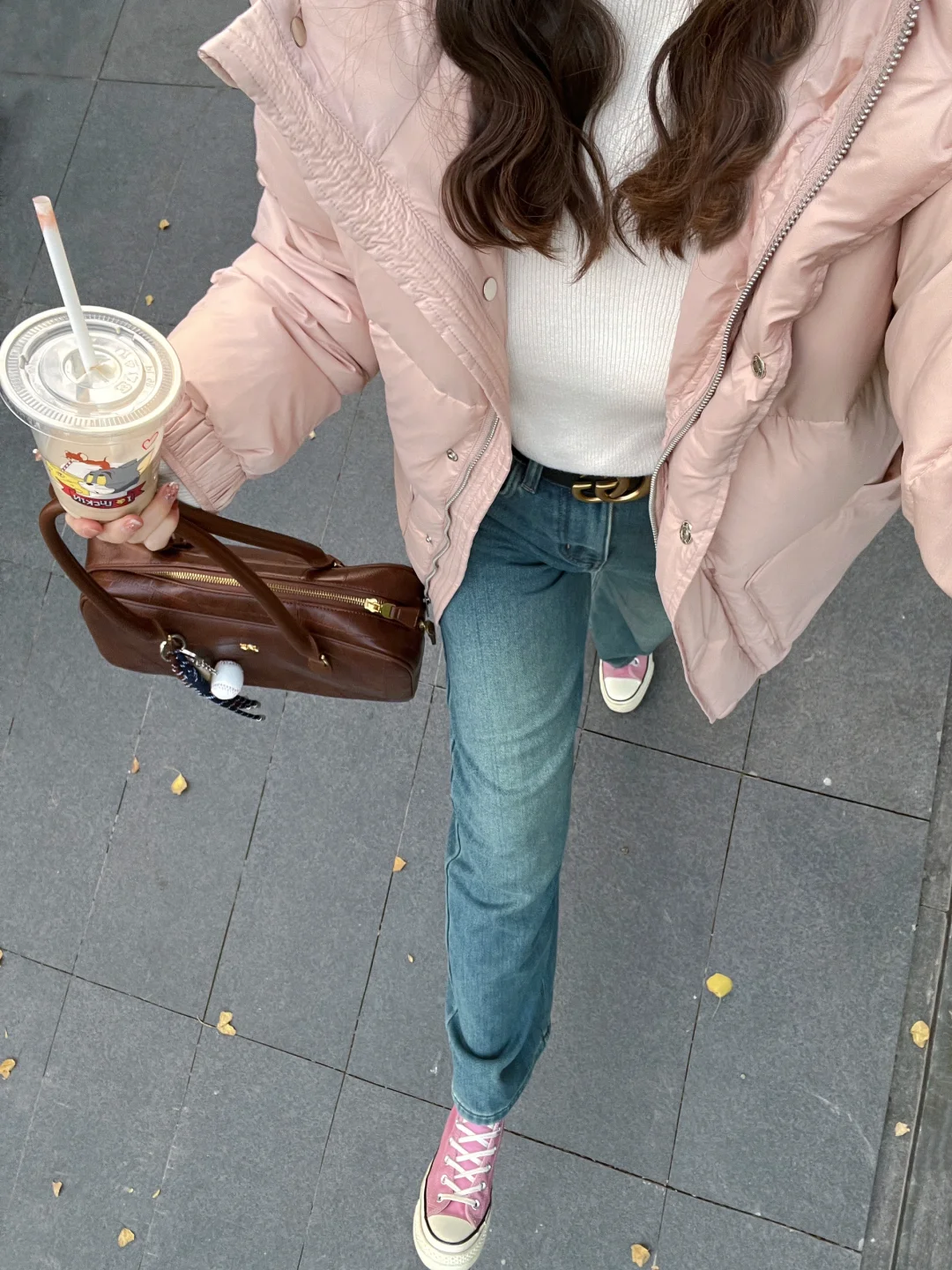 粉色大被子羽绒服的N种穿搭｜一衣多穿太香啦