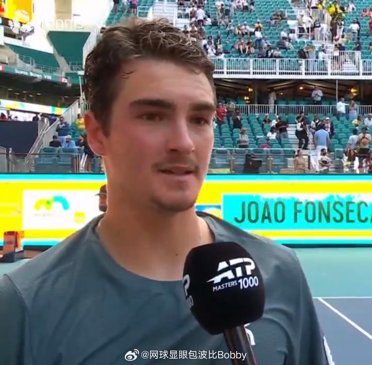 丰塞卡谈下一场在迈阿密对阵阿尔卡拉斯："肯定很兴奋。除了我自己，我不认识其他球员