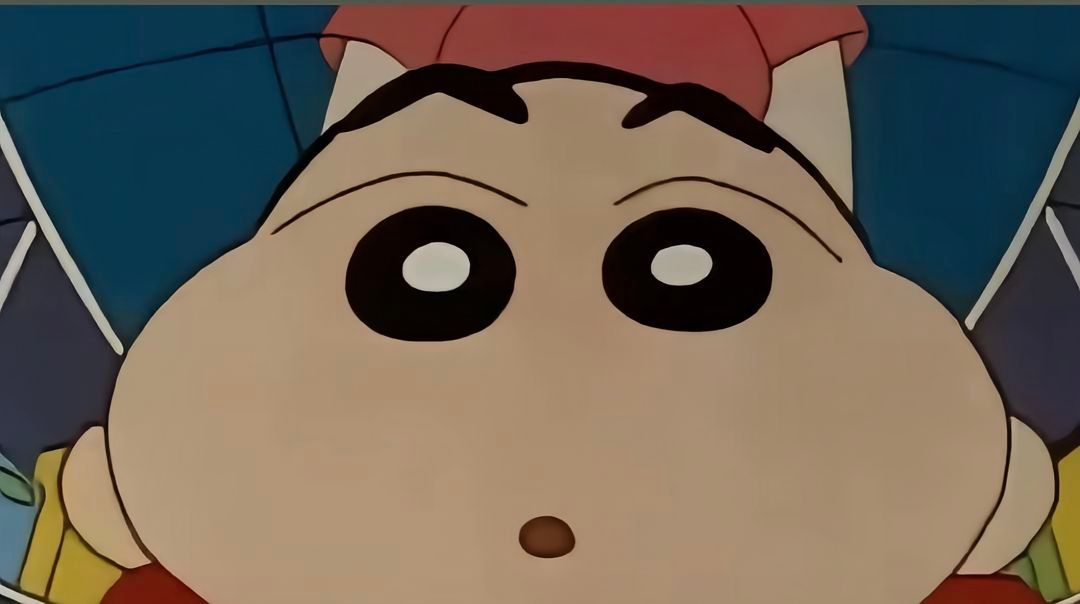 撒贝宁依旧蜡笔小新眉毛 蜡笔小新正面照vs今晚撒贝宁 