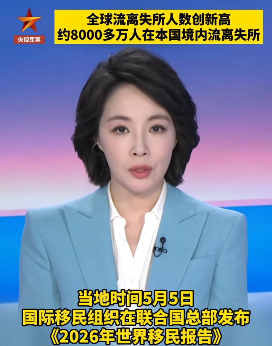 触目惊心！国际移民组织发布 2026 年报告，全球 8000 多万人境内流离失所