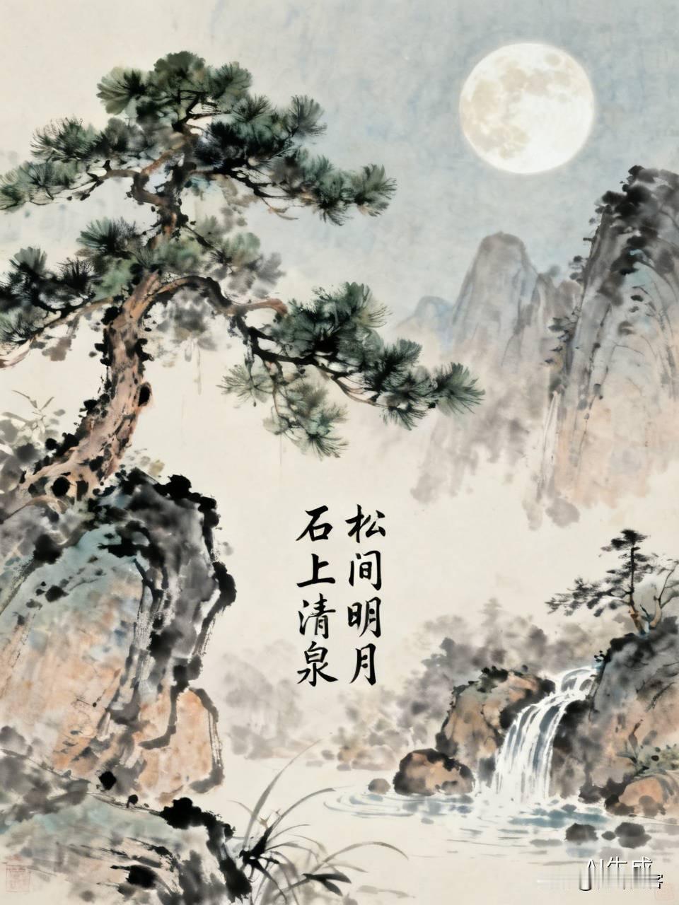 上联“平平平仄”，下联应是“仄仄平平”。如:松间明月，石上清泉。
 友友对出上联