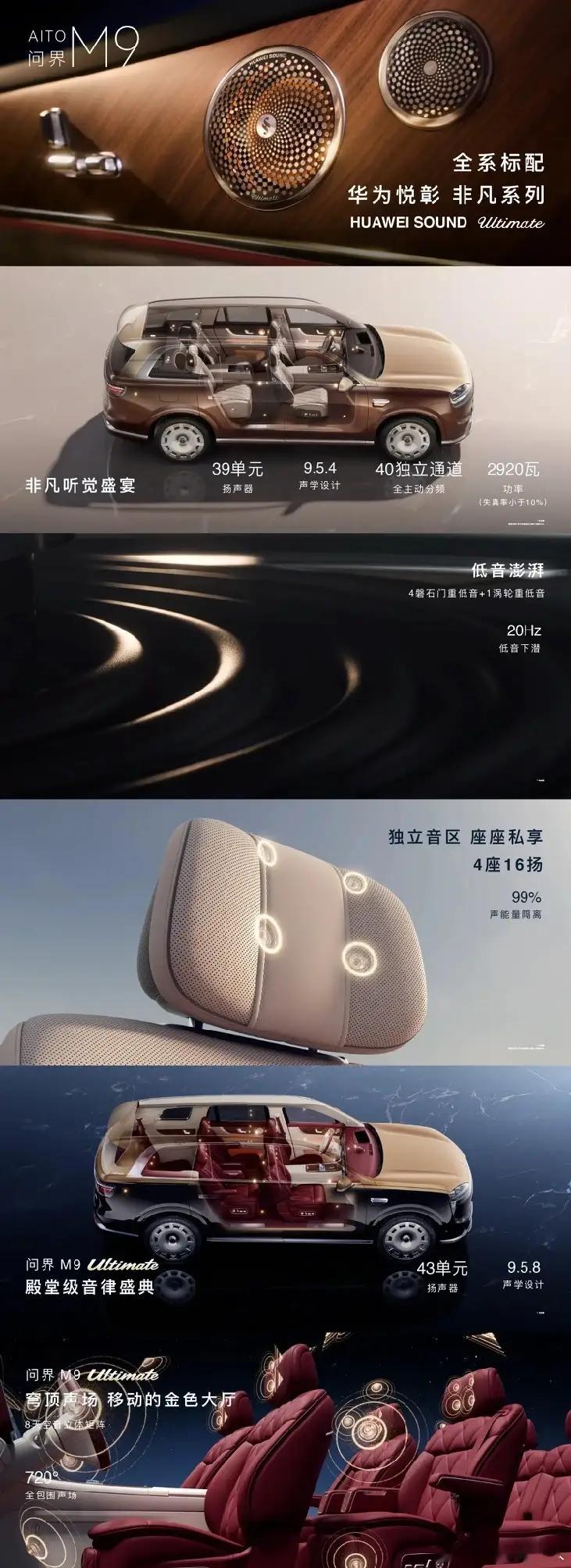 问界M9音响凭啥比肩顶级大牌？余承东icon:我们把大柏林的CTO挖过来了